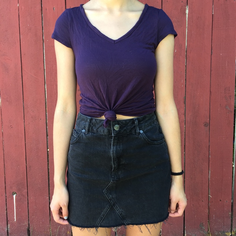 Soft purple top